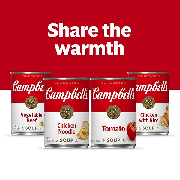 CAMPBELL’S CONDENSED SPLIT PEA SOUP WITH HAM AND BACON, NATURAL SMOKE FLAVORING ADDED, 11.5 OZ CAN