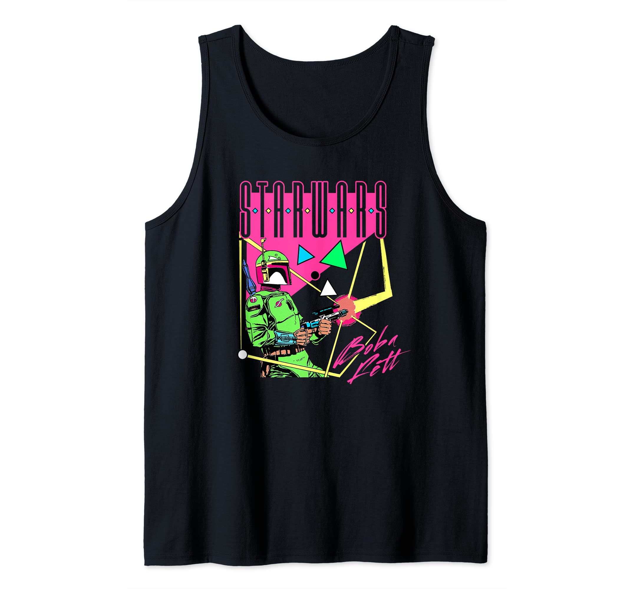 Star Wars Boba Fett 90's Retro Blast From The Past Tank Top