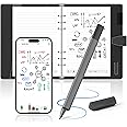 NEWYES SyncPen 4 Set Smart Digital Pen with Smart Notebook (unerasable) Bluetooth Wireless OCR Digital Pen for Students, Designer, Business Man, Record Notes, Bluetooth, Wireless, iOS