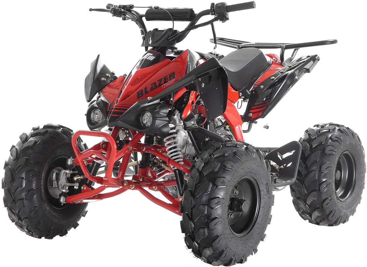 125cc ATV Quad Youth 4 Wheeler Adults ATVs Quads Middle