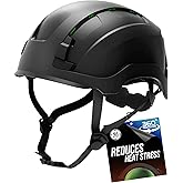 GE Safety Helmet: ANSI Type 2, Advanced Impact Technology, Ultra Comfortable Memory Foam, Heat Stress Reduction, Compatible with Accessories, Class C (Vented) & Class E (Non-Vented) OSHA Approved
