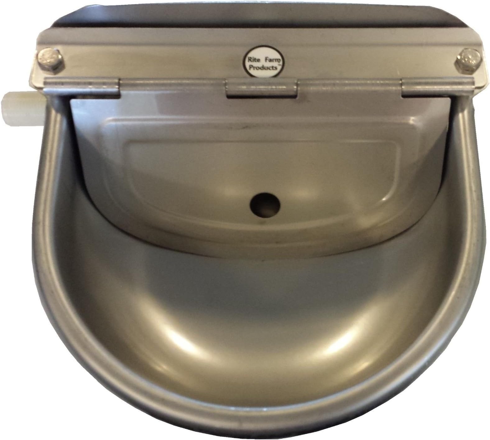 RITE FARM PRODUCTS Stainless Steel Automatic Stock Waterer Horse Cattle Goat Sheep HOG Pig Lamb Livestock Drinker Bowl