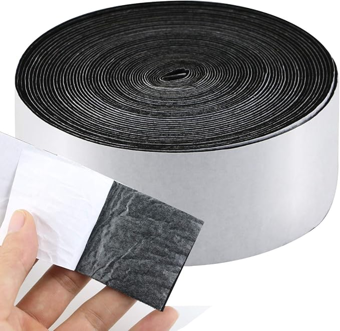 Twdrer 1 Pack Self Adhesive Felt Tape Polyester Heavy Duty Felt Tape Wood Floor Protector for