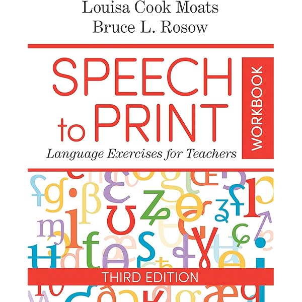 Amazon.com: Speech to Print: Language Essentials for Teachers