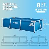 Intex Small Family Frame Pool 2.6m x 1.6m x 0.65m Blue #28271 view 2