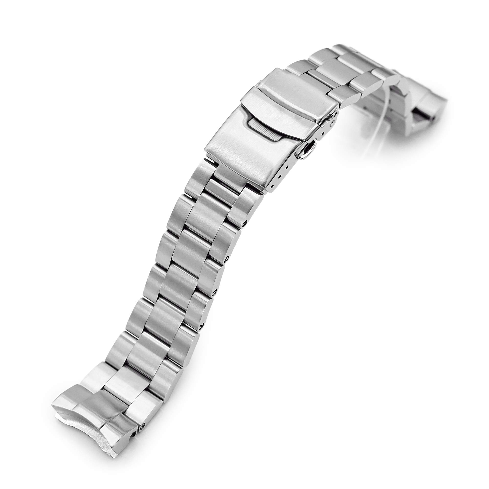 MiLTAT 20mm Watch Band for SEIKO SBDC001 SBDC031 SBDC035, Super-O Solid Screw-Links