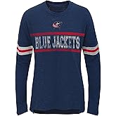 Outerstuff NHL Youth Girls Pacesetter Long Sleeve Shirt, Ages 7 to 16