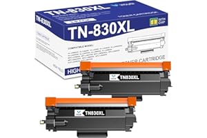 TN830XL 830XL BK High Yield Toner Cartridge Compatible TN 830 XL TN-830XL Replacement for Brother TN 830XL Toner Cartridge DC