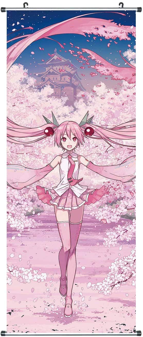 Sakura Miku Anime Anime Cosplay Painting 100 x 40 cm - For Sakura Miku