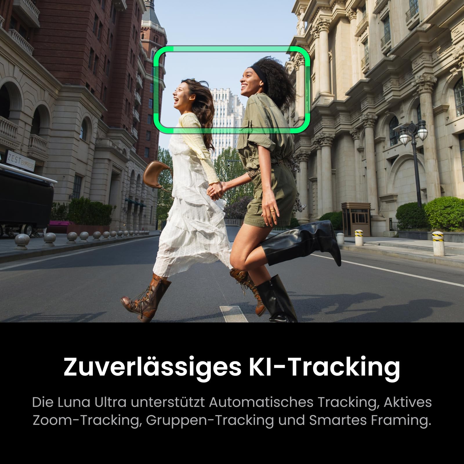 Insta360 Luna Ultra – 8K Vlogging-Kamera mit Zwei Leica Objektiven, 12× Zoom, 1"-Sensor, Abnehmbarer 2"-Touchscreen, Dreifach-KI-Chip, kompakte Gimbal-Kamera für Vlogs und Fotografie 9