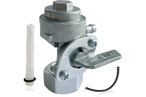 FJSADOBO Generator Petcock Fuel Tank Shut Off Valve Gas Switch 310574GS for Champion Generac 310573GS 193272GS 204743GS All Power Briggs and Stratton Honda Champion etc (M16X1.5 with Filter Cup)