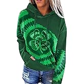 For G and PL Women's St. Patrick's Day Lucky Green Irish Hoodie Collection S-XXL