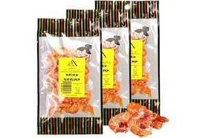 ASIA TRANS & CO. Dried Louisiana Shrimp - Made Fresh in the USA (3 Pack)