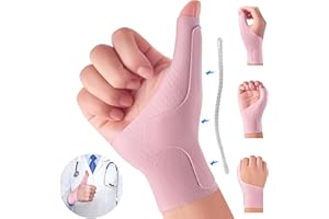 YISDU Wrist Thumb Brace Mommy Compression Stabilizer Waterproof Thumb Spica Splint for Arthritis,Trigger Finger,De Quervains Tenosynovitis,Tendonitis,CMC Joint Pain and Support-Women Men-Left or Right Hand