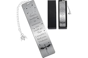 Berirexrion Cool Fourth Wing Bookmark - Gift for Fantasy Novel Lovers Dragon Bookmarks Gifts for Book Lovers Novel Fans Bookworm Teacher Page Markers for Men Books Accessories Students Birthday Gifts