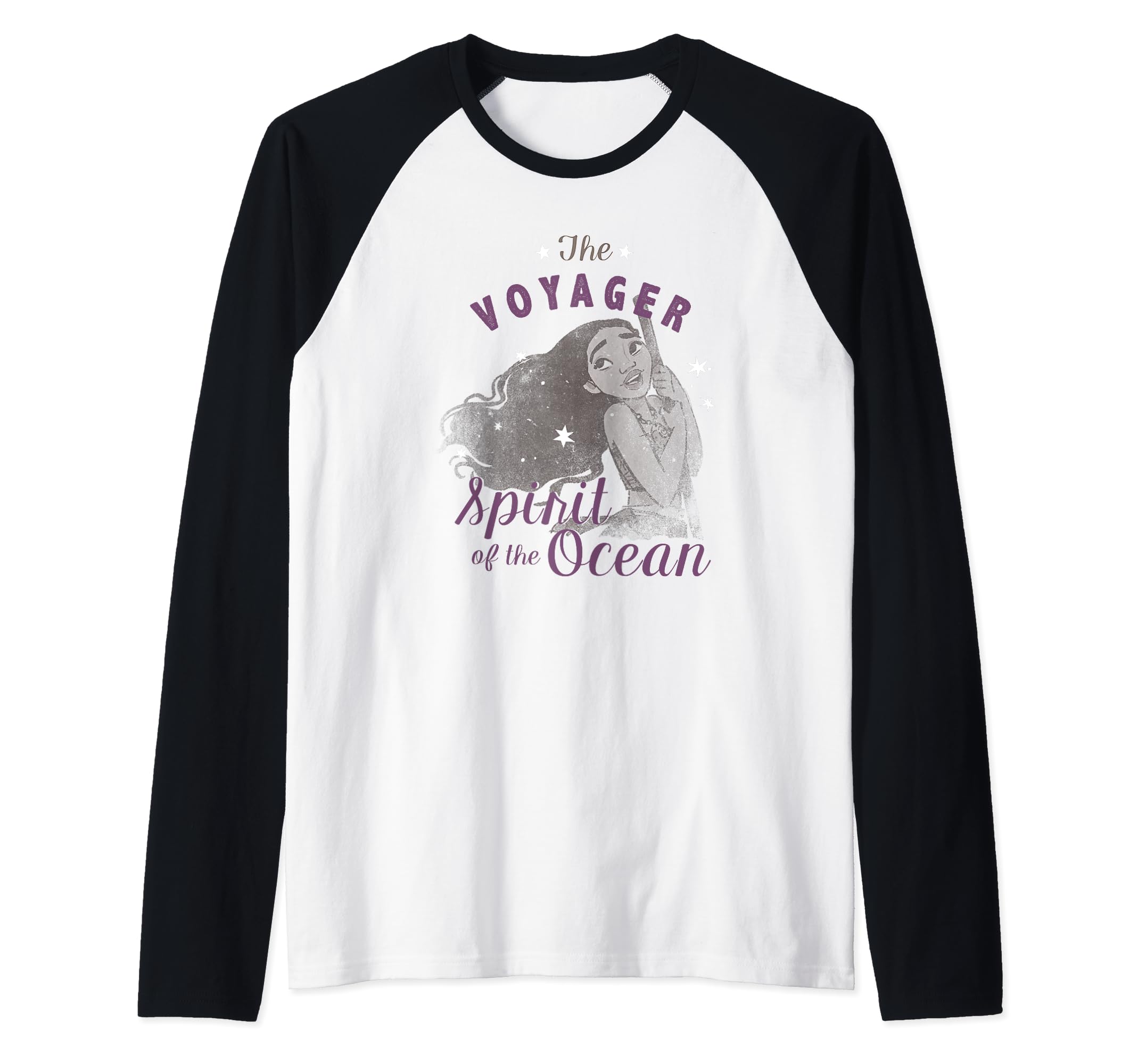 Disney Moana The Voyager Spirit of the Ocean Raglan Baseball Tee