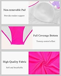 Aqua Eve Plus Size Two Piece High Waisted Bikini