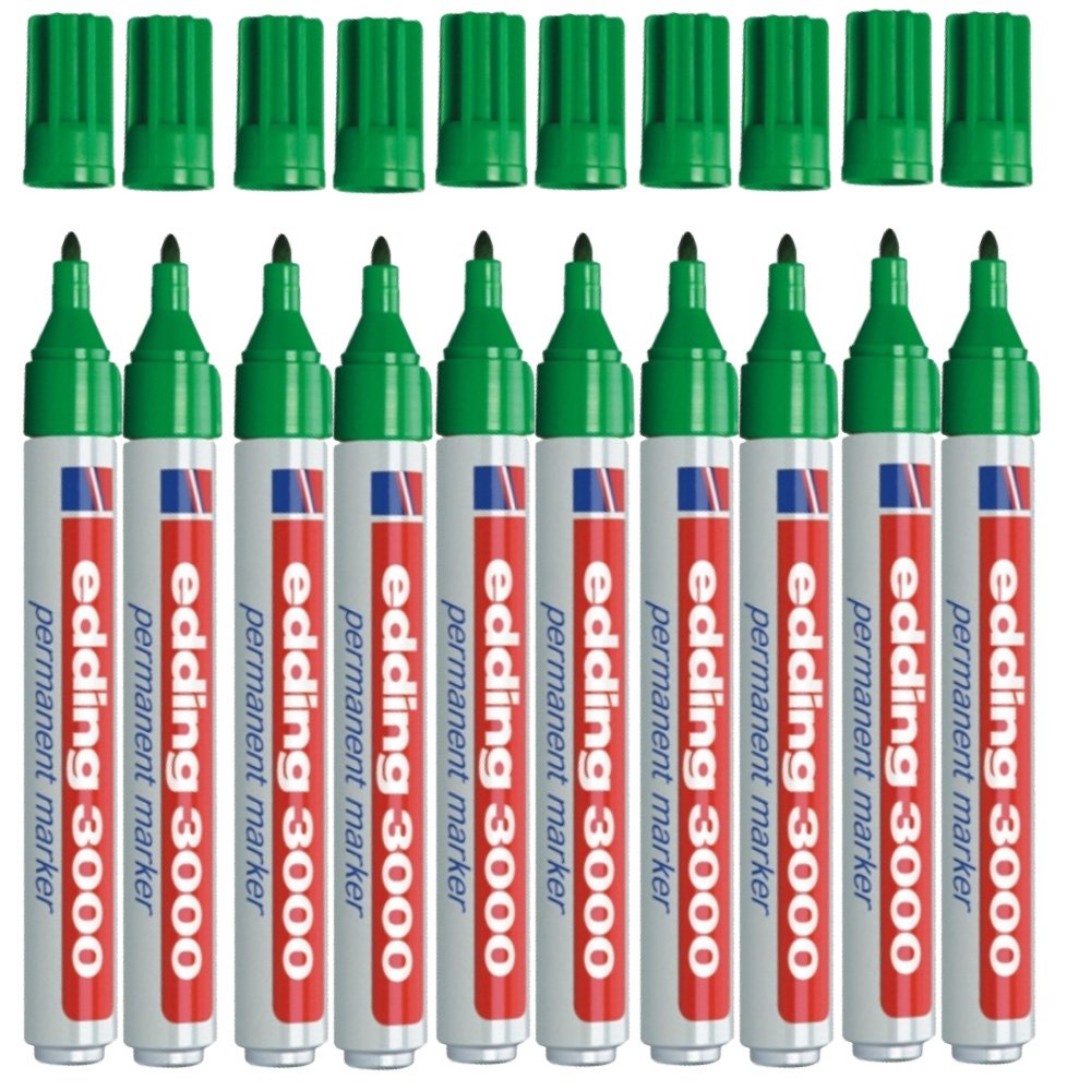 edding 3000 Green Pack of 10