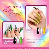 Beetles Gel Polish Set 6 Colors Cat Eye Soak Off UV Magnet Manicure Gift view 5