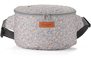 Hanfetch Yarn Crossbody Waist bag Small Yarn Storage Organizer for Yarn Skeins-Organizer for Crochet Hooks and Accessories