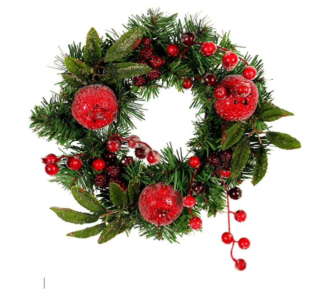 hysxm 30 cm Weihnachtskranz Weihnachtsdekoration Hotel Home Anhänger