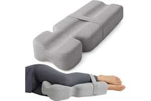 Xtra-Comfort Leg Pillow for Side Sleeping - Hip Pain Pillow for Between Legs - Memory Foam Wedge for Hip, Knee, Back Relief, 
