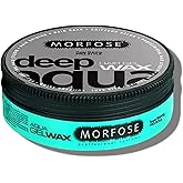 Morfose Deep Aqua Hair Gel Wax with Shiny and Strong Flexible 5 Hold, Manage Flyaways, Braids, and Curls, Professional Hair Styling for Women and Men, Fruity Scent, 5.92 Fl. Oz, (deep aqua)