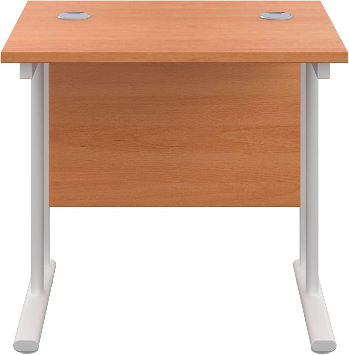 Office Hippo Heavy Duty Rectangular Cantilever Office Desk, Home Office Desk, Office Table, Integrated Cable Ports - Image 5