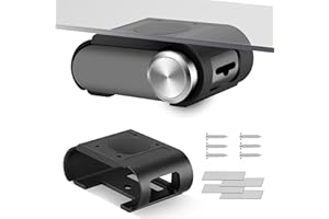 Gulfmew Under Desk Mount Holder Compatible with SteelSerie Arctis Nova Pro Wireless Base Station, Magnetic Stand Compatible with Wireless Gaming Headset Arctis Pro Base, for On Ear Headphone B-Station