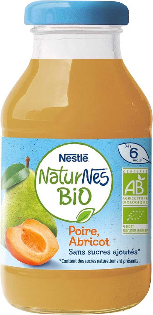 Nestle Bebe Naturnes Bio Boisson Poire Abricot Des 6 Mois 0 Ml Amazon Fr Epicerie