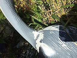 Airone Finto Da Giardino In Plastica Resistente Alle Intemperie - Altezza 100 Cm, Spaventapasseri Decorativo - 3