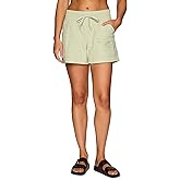 Avalanche Women's Ripstop Hiking Short, Drawstring Waist Lightweight Crinkle Woven Cargo-Style Shorts for Women