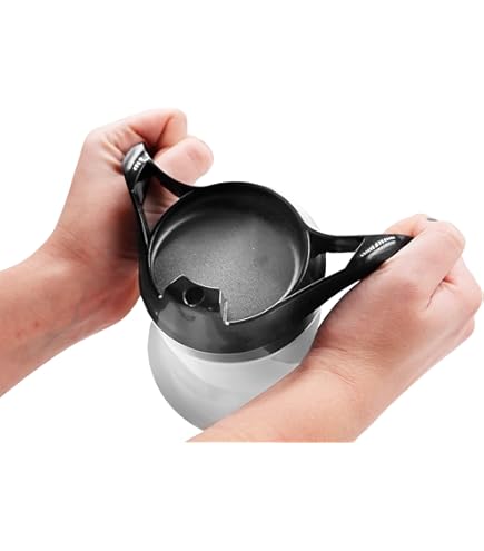 NRS Healthcare Wide Base Two Handled Mug With Lid - Easy Grip Design - View #8