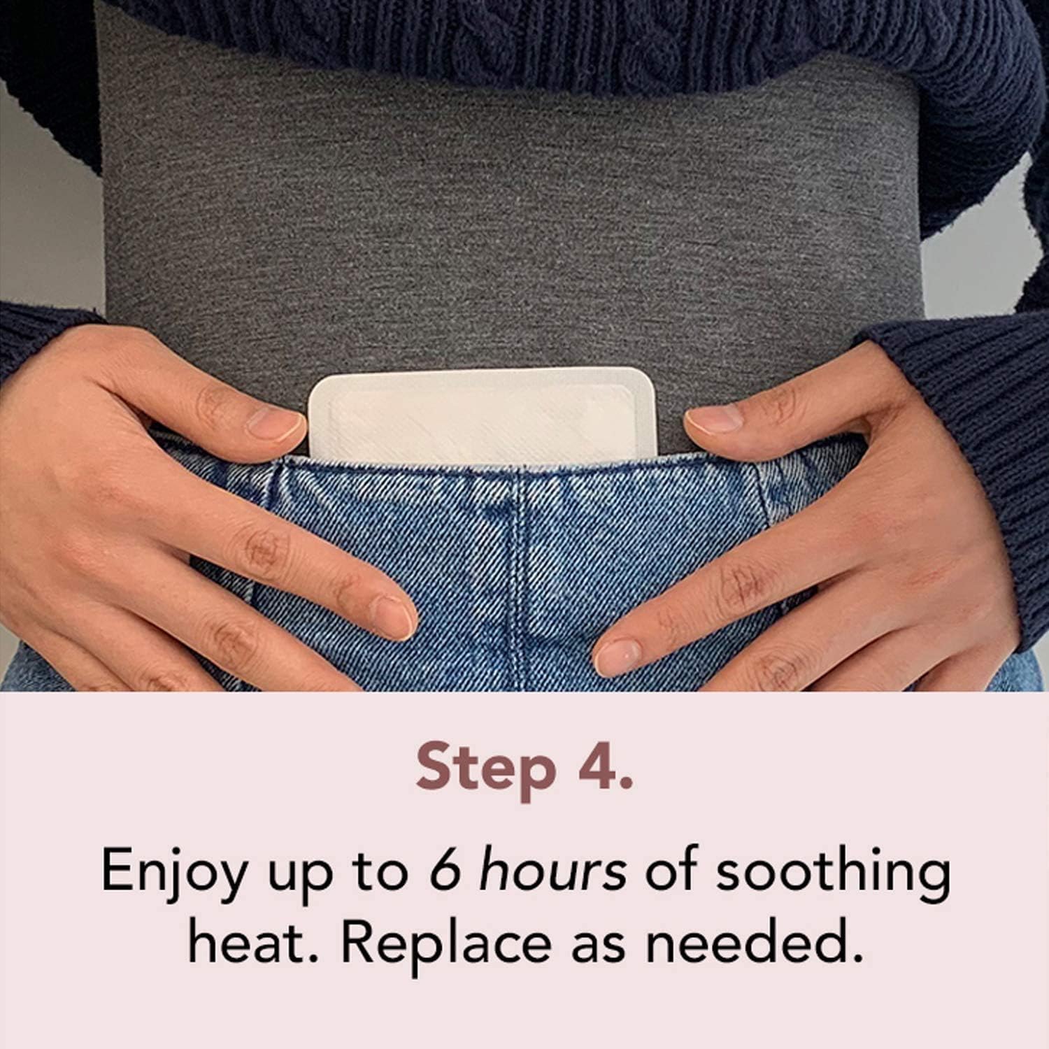 Rael Natural Herbal Heating Patch - PMS Relief Natural Heating Herb Therapy Patches (2 Pack/ 6 Count): Health & Personal Care