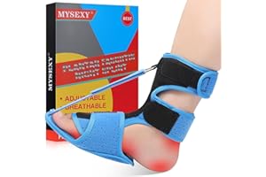 MYSEXY Plantar Fasciitis Night Splint - Upgraded Plantar Fasciitis Relief Braces For Women And Men Day Night - Ankle Brace Arch Support Achilles Tendonitis Relief Foot Drop Heel Pain Relief Comfortable & Adjustable