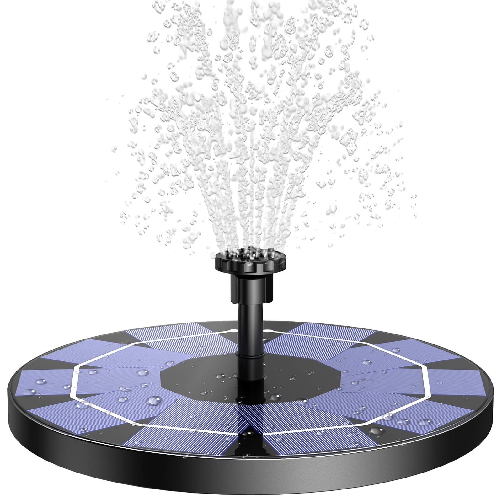 AISITIN Solar Fountain Pump with Battery Backup (3w)