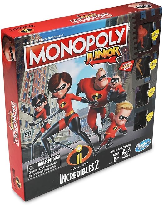 Disney E1781102 The Incredibles Monopoly Junior: Amazon.es: Juguetes y juegos