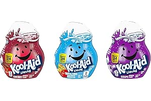 Kool-Aid Liquid Drink Mix Variety 3 Pack (Grape Cherry and Tropical Punch) 1.62 fluid ounces each
