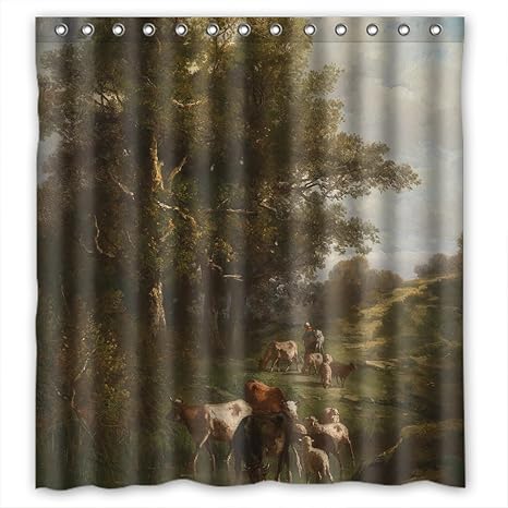 Custom Design Mildew Resistant Beautiful Scenery Landscape