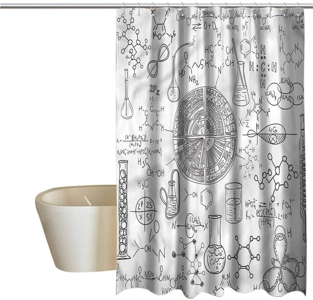 Amazon Com Denruny Cool Shower Curtains For Mens Bathroom Science