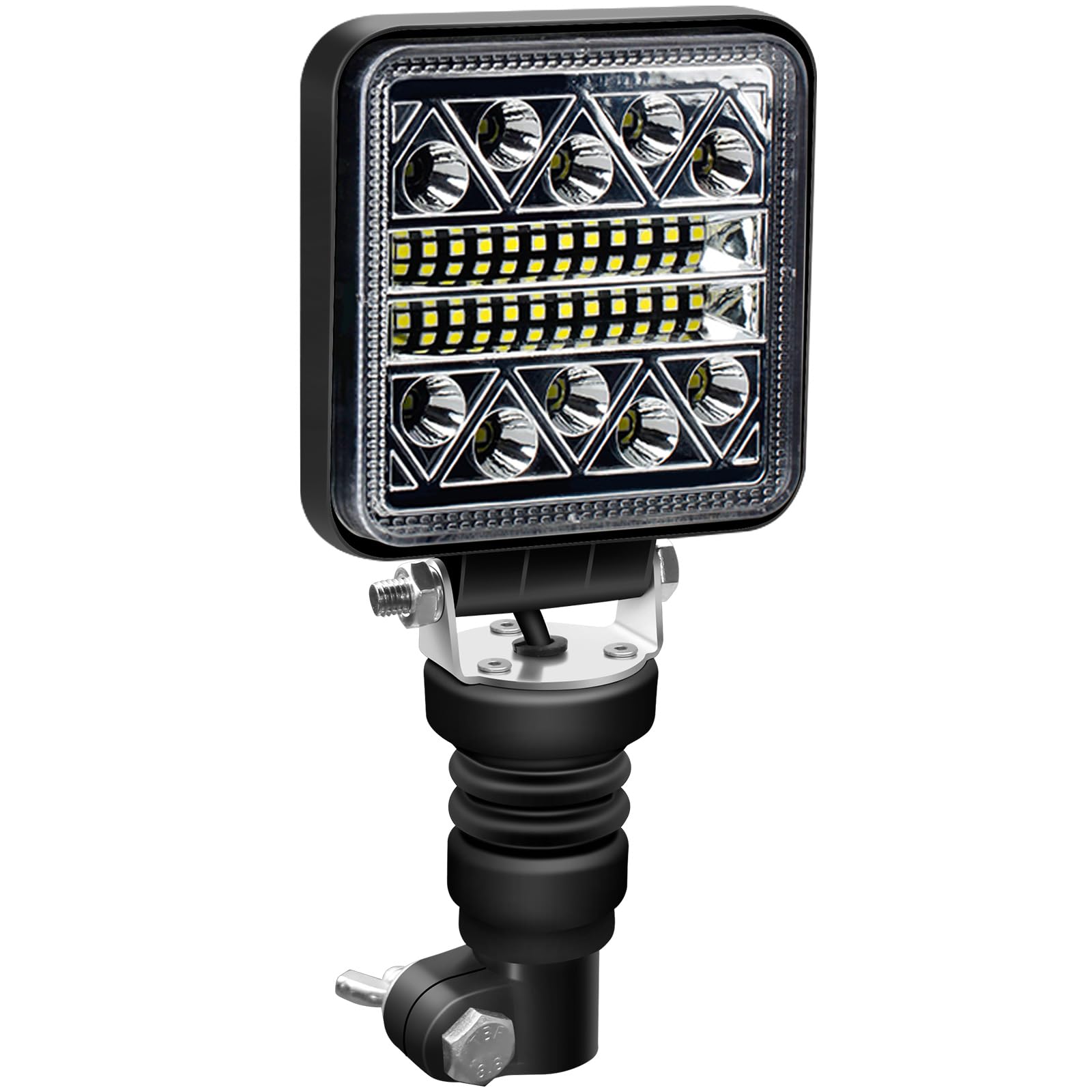 AnTom 102W LED Work Light, 24mm DIN Rotating Beacon Holder - IP68-12/24V - Flexible