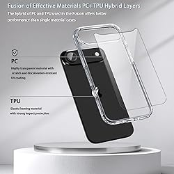 EUMADOVE for iPhone 17 air Case Transparent Phone
