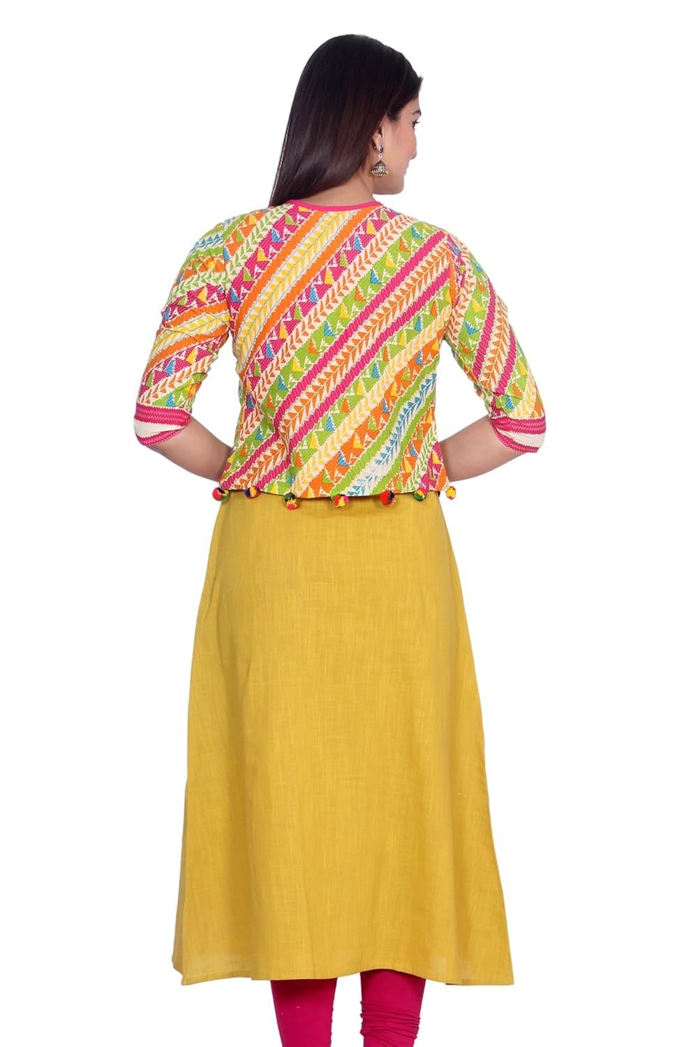 aania women's cotton straight kurti