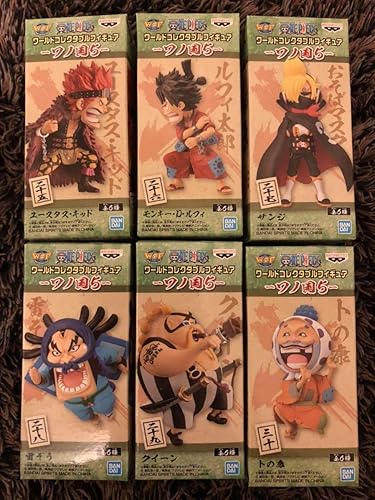 定形外510円 ワンピース ワールドコレクタブル フィギュア ワノ国5 全6種 キッド ルフィ おそばマスク 雷ぞう クイーン トの康 ホビー 通販 Amazon Co Jp