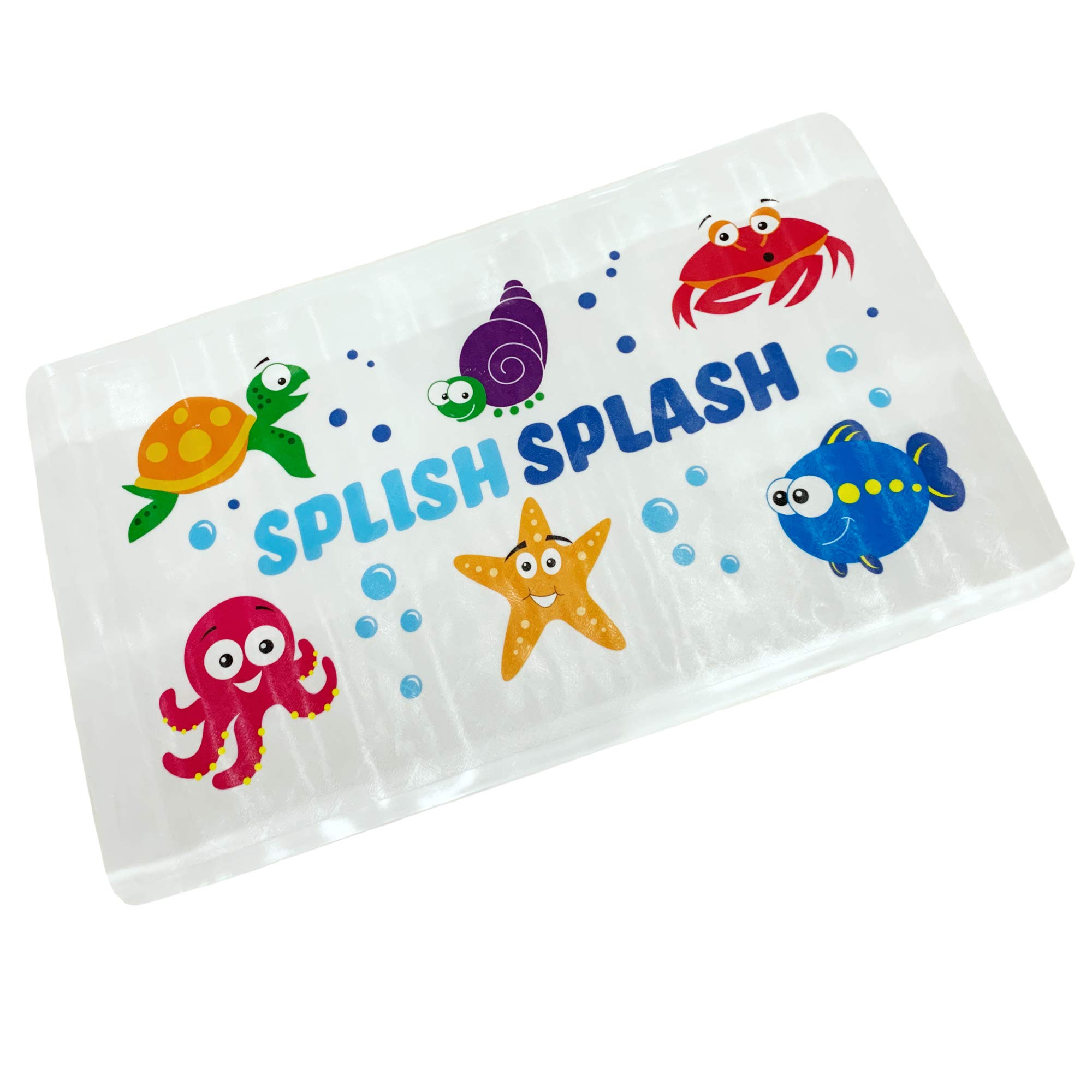 Home Flair Bath Mat | Kids Ducks & Frogs Non Slip Bath Mats For Inside Bath | Shower Mat | Bath Mat Non Slip Anti Mould | Non Slip Bath Mat With 120 Suction Cups