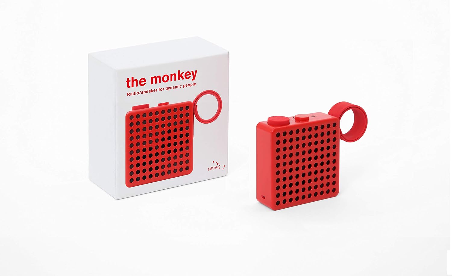 The Monkey Radio/Bluetooth Speaker (Red) - Palomar