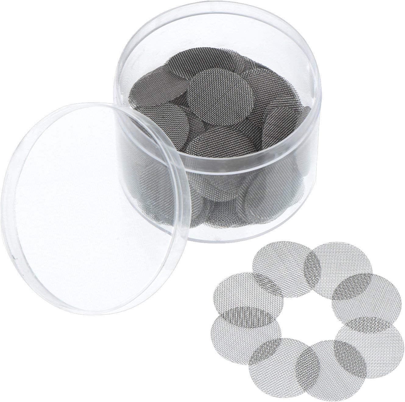 150 Pieces DEZHIinless Steel Screens Filters Pipe Screens Smoking Pipe