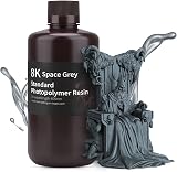 ELEGOO 8K Standard Photopolymer Resin 405nm UV Curing Space Grey 1000G