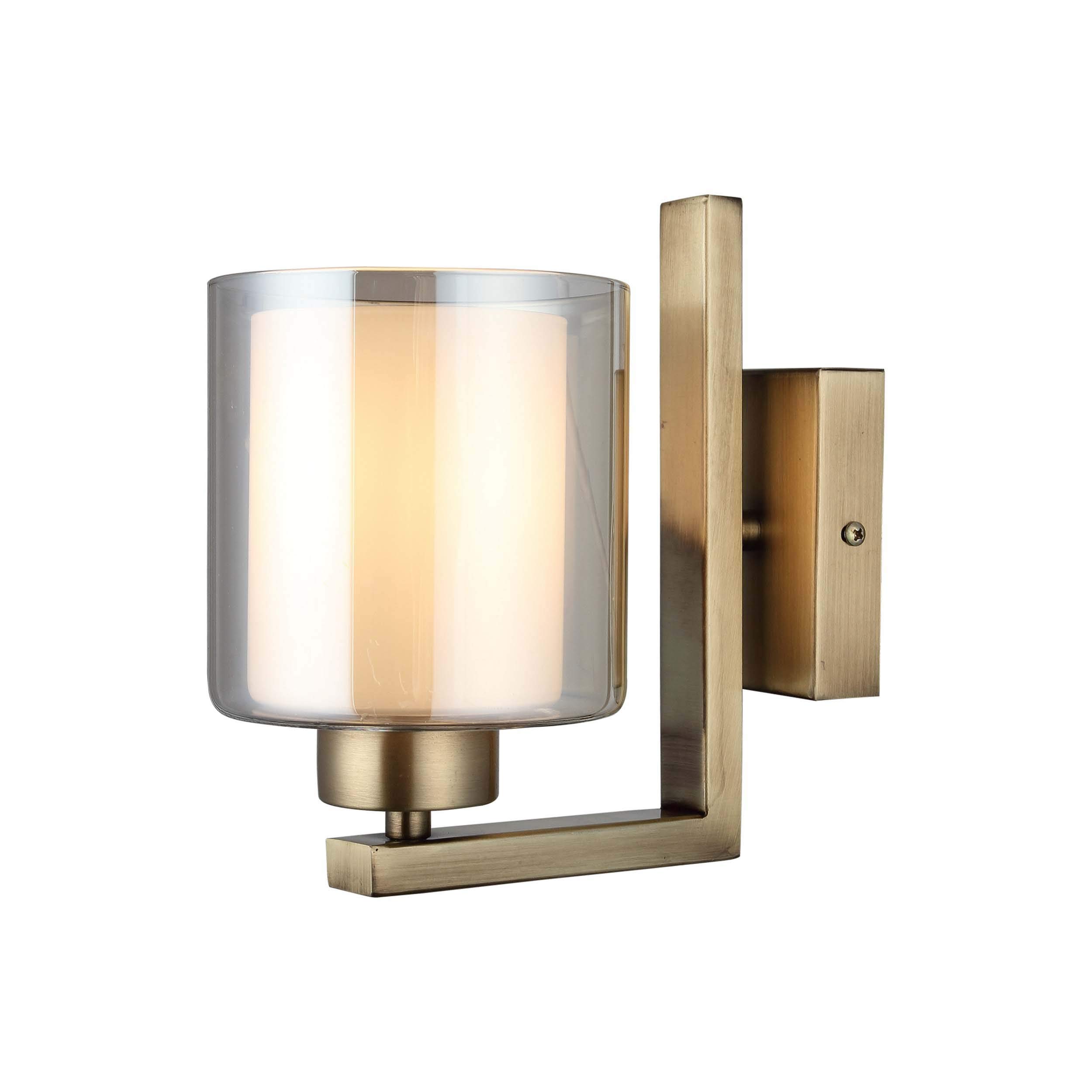 Homemania Wall Light Metal Glass Gold