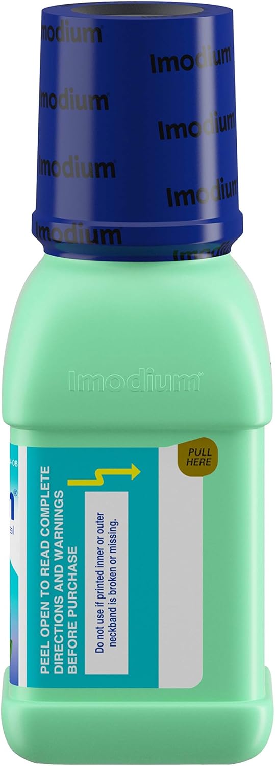 Imodium A-D Liquid Anti-Diarrheal Medicine with Loperamide Hydrochloride, Mint Flavor, 8 fl. oz: Health & Personal Care